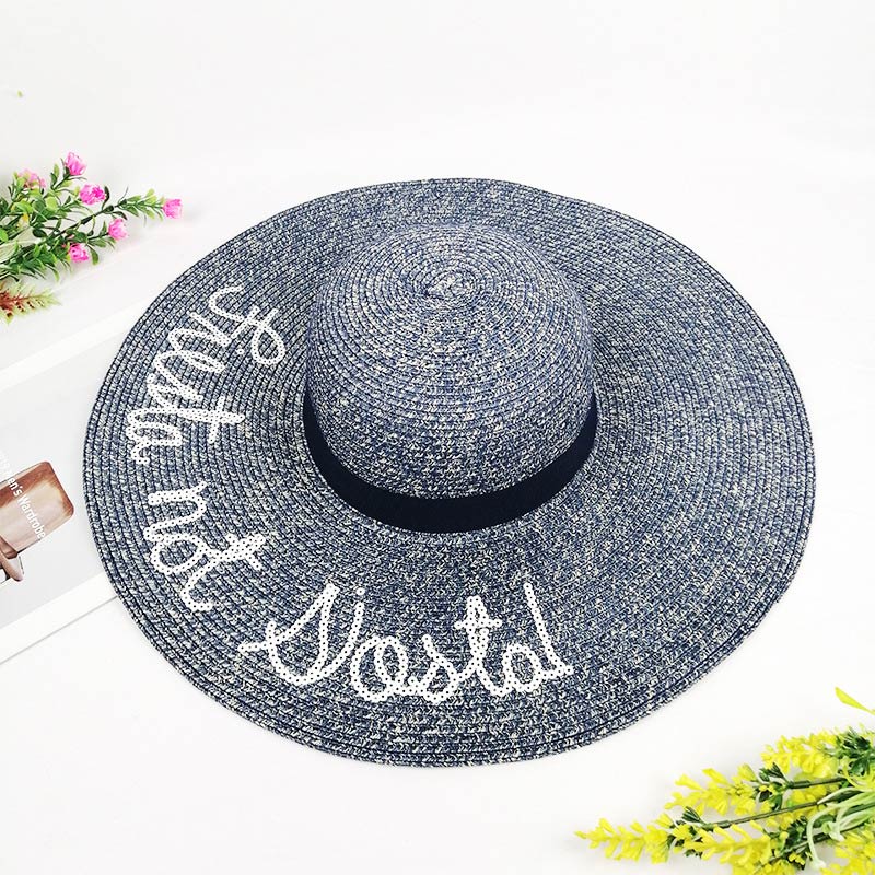 Dețineți Logo Lady Straw Hat pentru vară