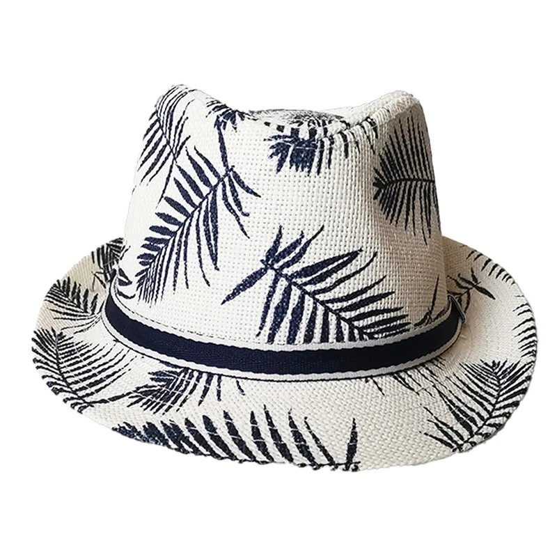 Fedora din paie pentru bărbați
