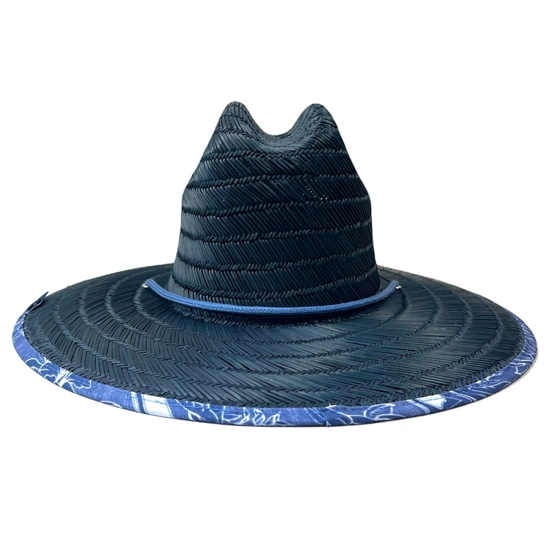 Pălării de paie bleumarin